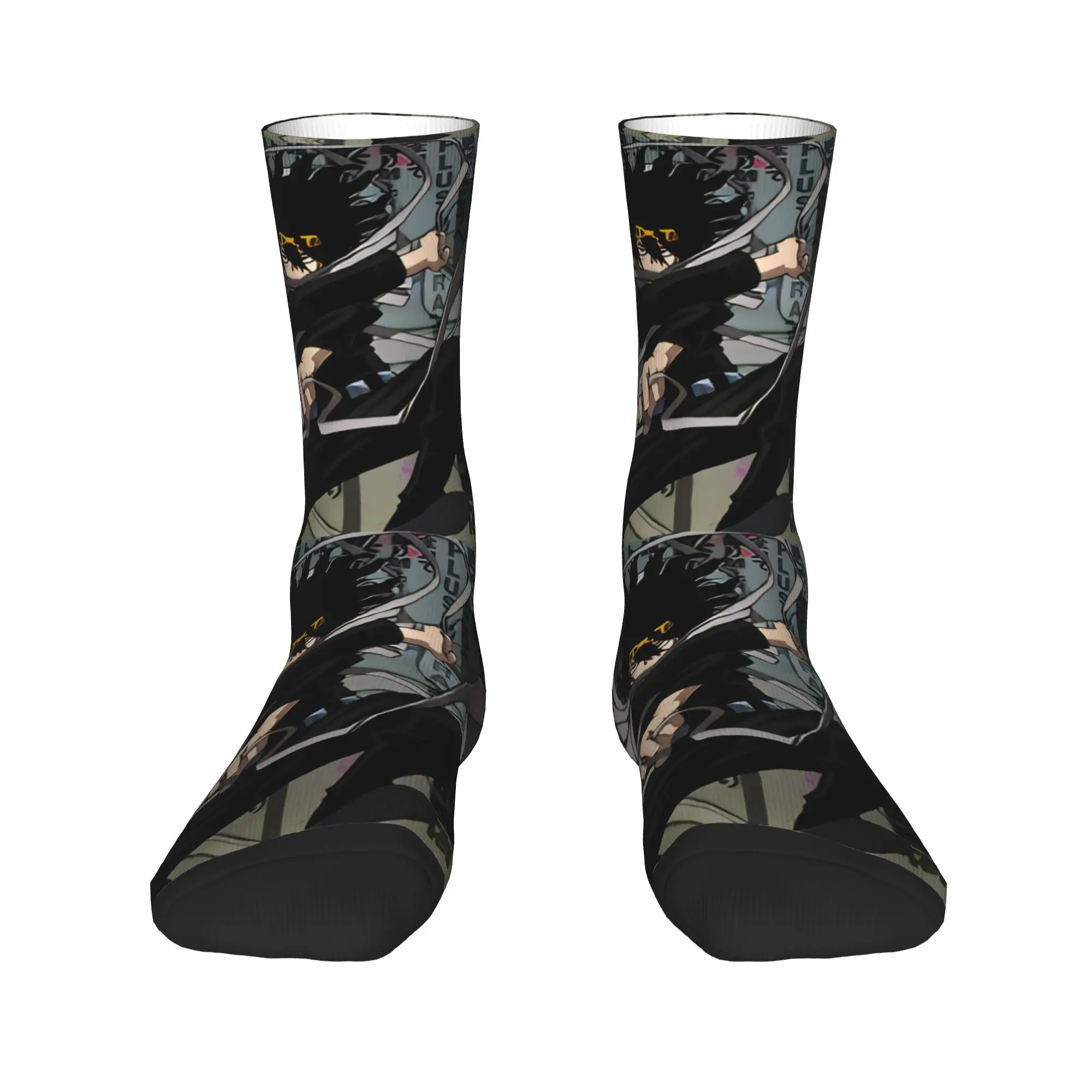 Aizawa Shota Collage Socks  Gothic Stockings Men Breathable Climbing Socks Winter Design Non Slip Socks