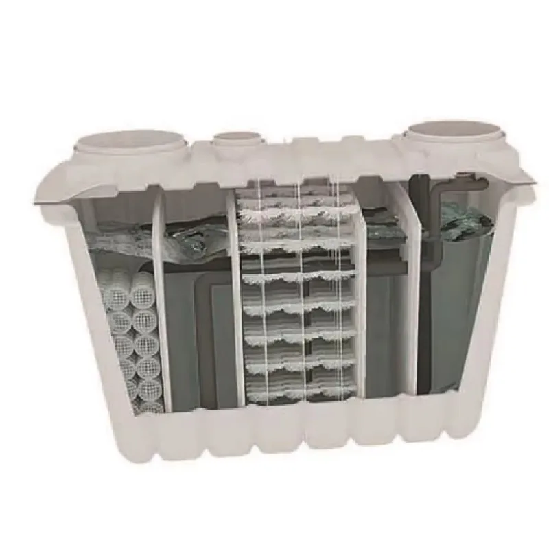 Underground Type Domestic Sewage Treatment System Biogas Domestic Waste Water Purification FRP Septic tank