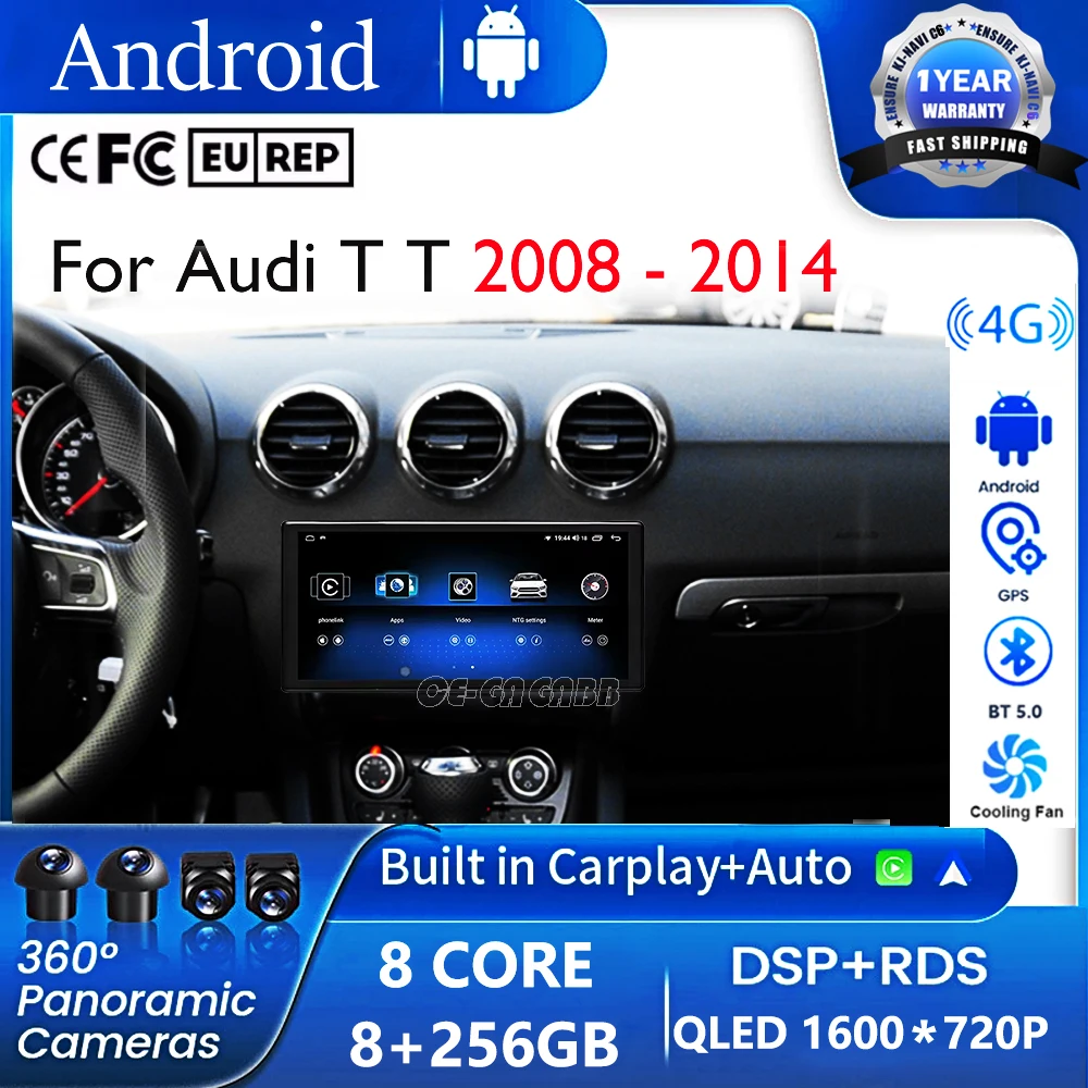 For Audi T T 2008 -…