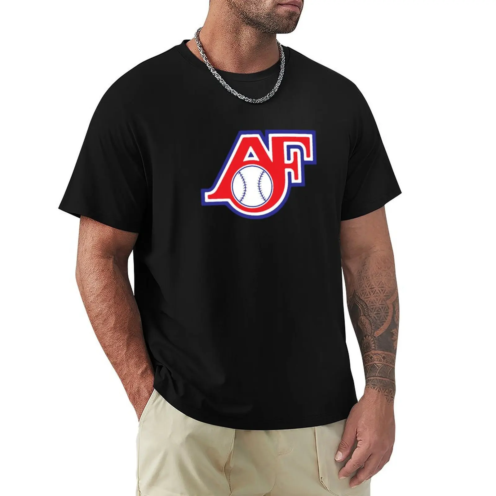 Camiseta de béisbol Appleton Foxes, camiseta informal de talla grande