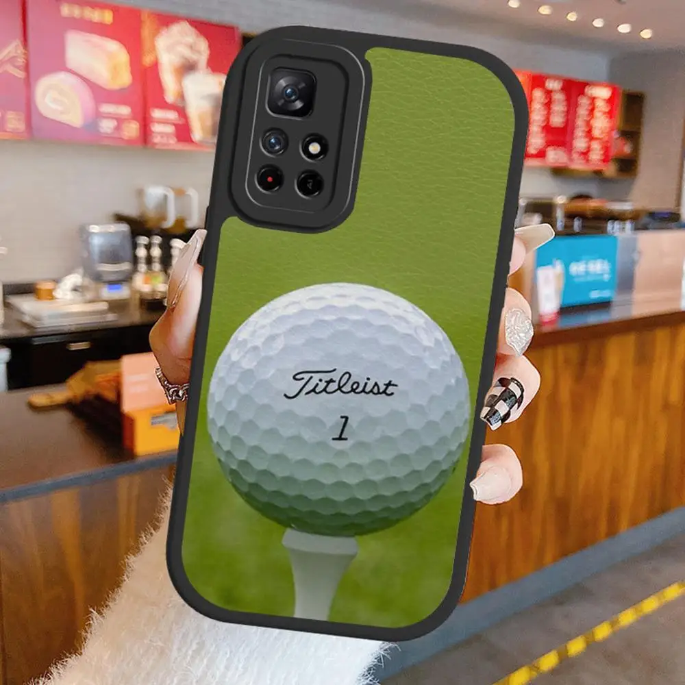 Xiaomi Redmi用ラムスキンフォンケース,スポーツg-golfボールg-golfタイトリスト,プロ8,11,12 t pro,10,11,12,poco,11i,12x ultra