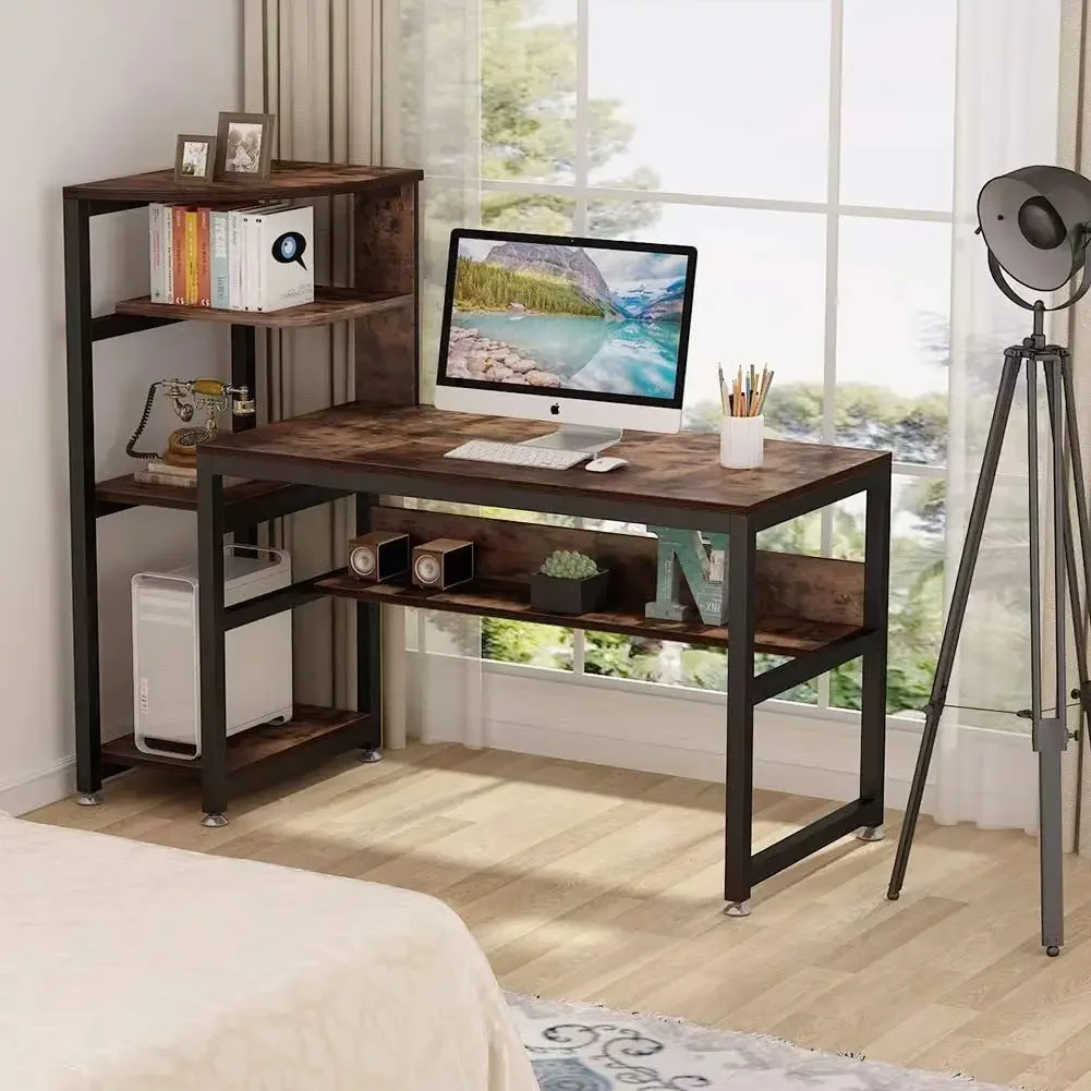 

-Wholesale Modern Simple Bookcase Combination Room Computer Desk Children's Study Desk