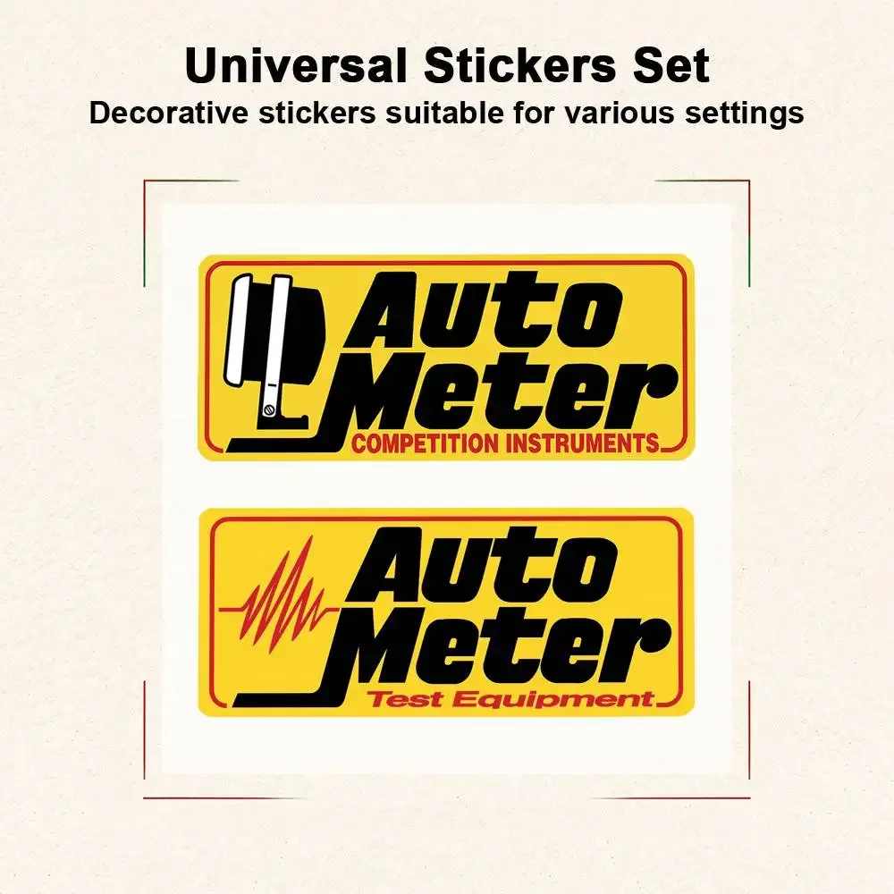 Reflective Racing Gauge Theme Vinyl Stickers Waterproof PVC Decals for Car Body Toolbox Motorcycle DIY Tuning Decor