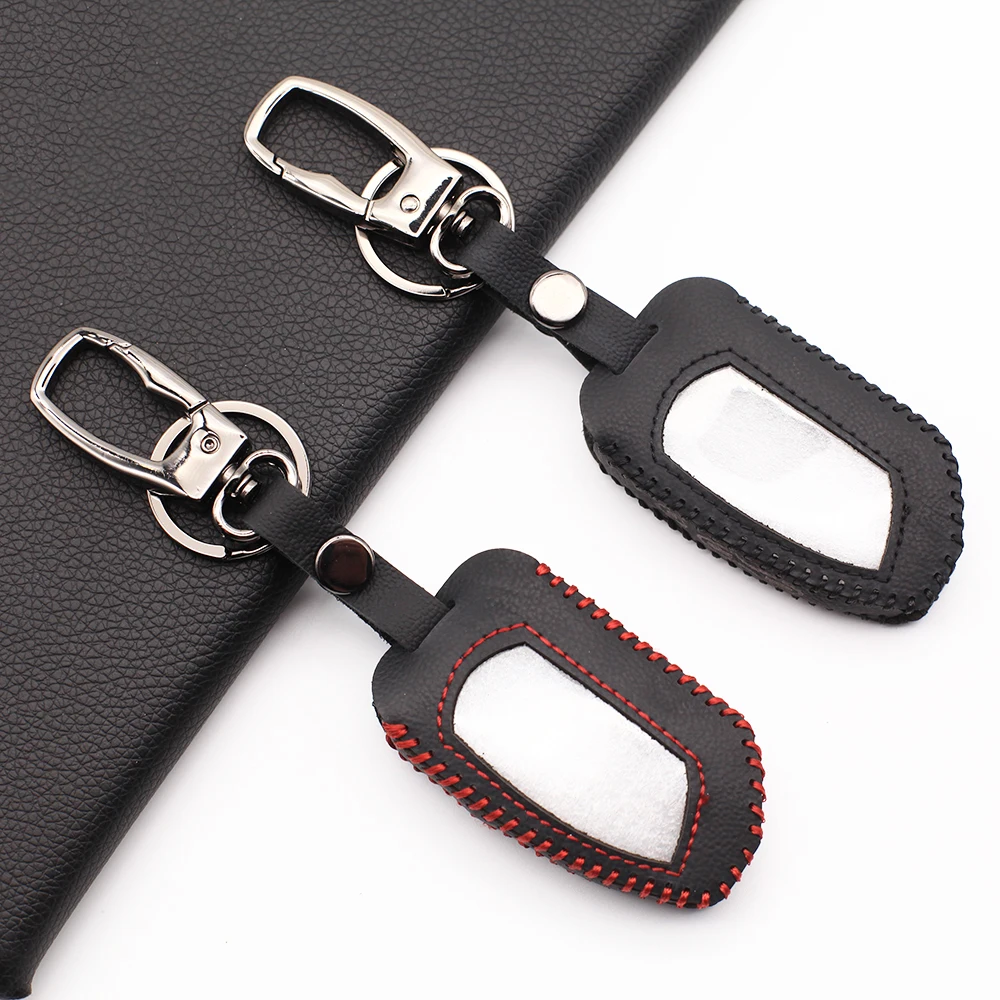 Русская версия DXL4950 100% кожаный чехол для телефона для Pandora DXL 4950 Φ двухсторонний автомобильный пульт дистанционного управления Русская версия DXL4950 100% кожаный чехол для телефона для Pandora DXL 4950 Φ двухсторонний автомобильный пульт дистанционного управления