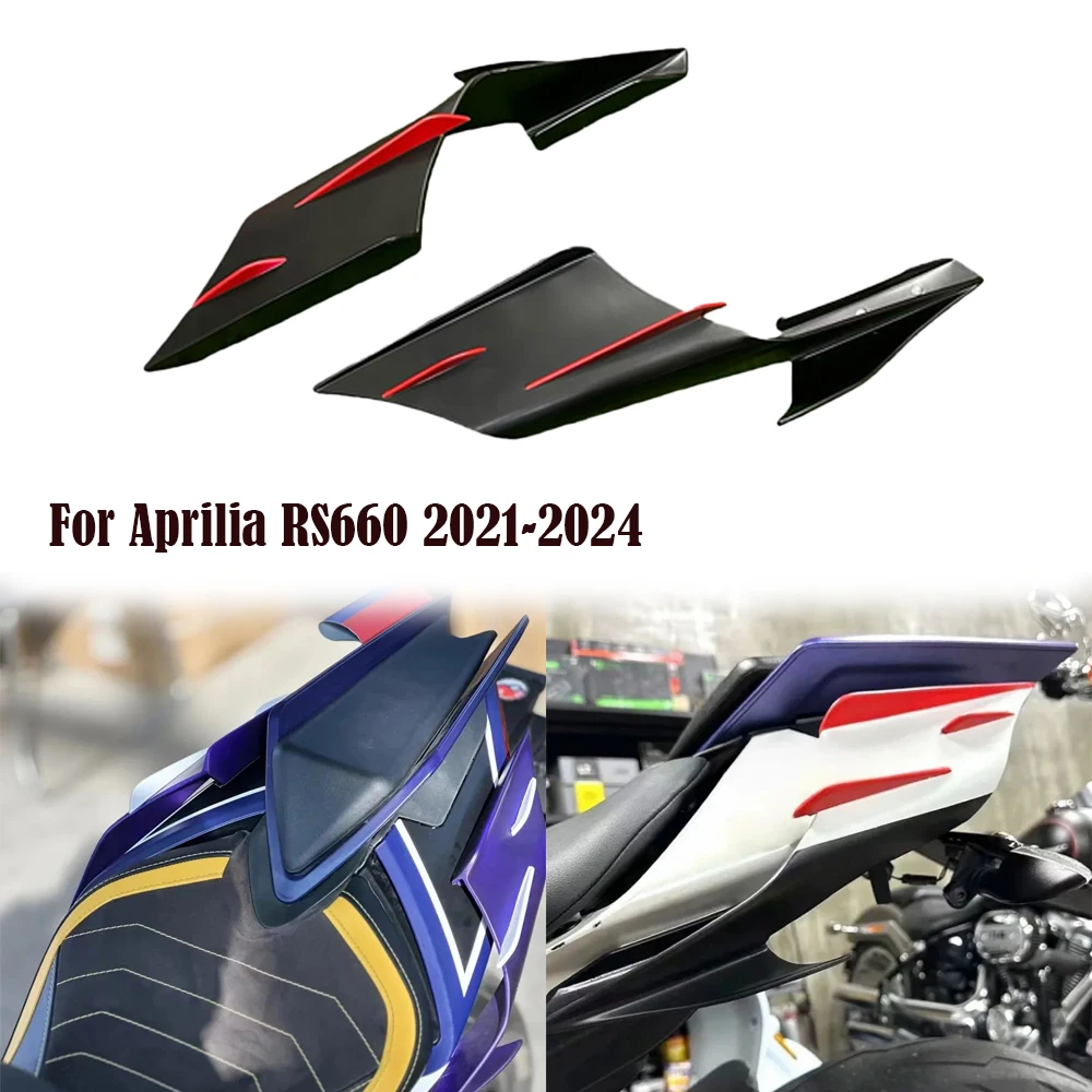 

Motorcycle Windward Body Rear Tailboard Flanking Windward Wail Fin For Aprilia RS660 2021 2022 2023 2024 2025
