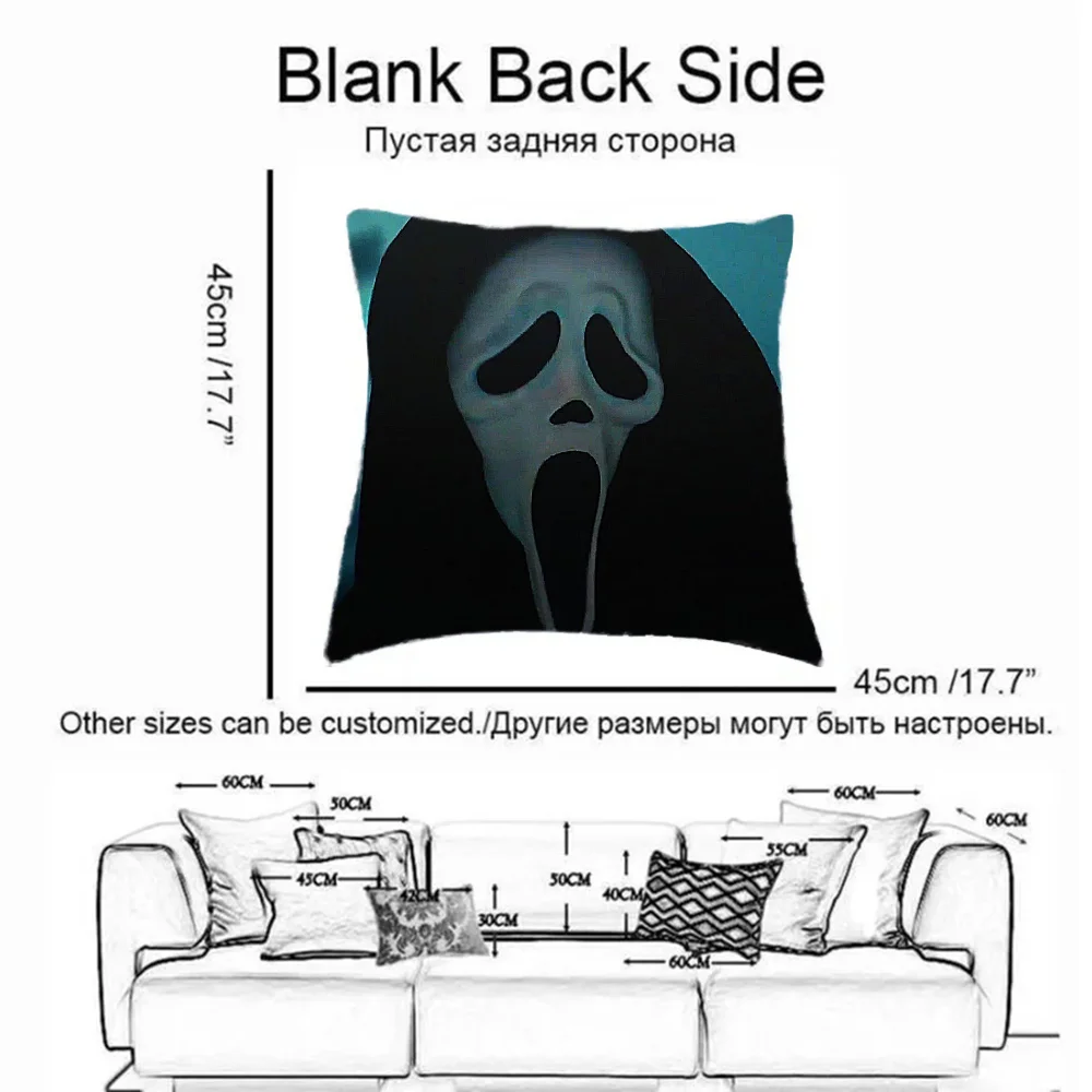 Decorative Pillowcase Scream Cushion Covers Personalized Gifts Home and Decoration Luxury Living Room Decoration Pillow Cover