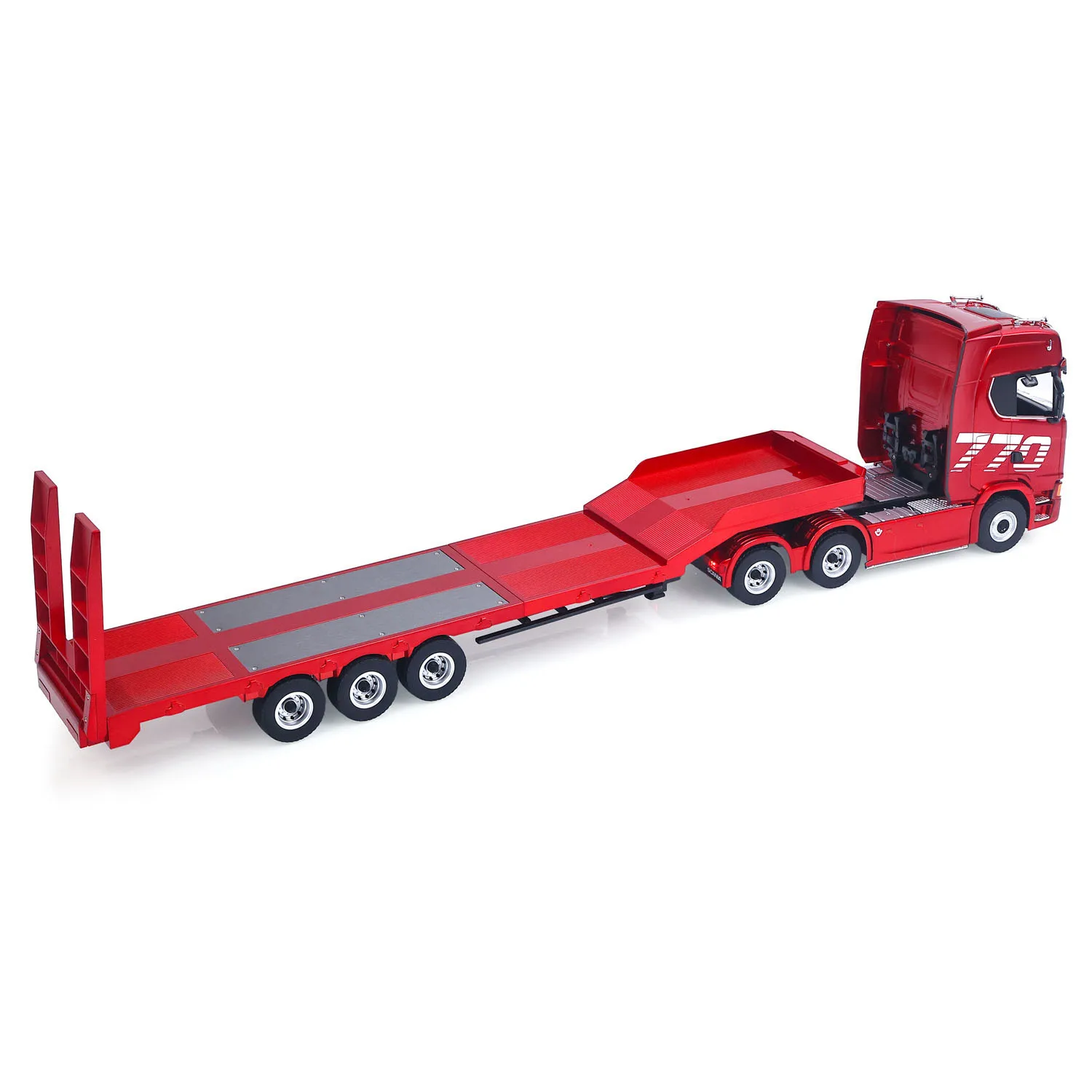 1501A 1/18 HUINA RC Traktor und 3-Achs-Sattelanhänger 19CH RTR 770S 2.4G Sound-Licht-System Ferngesteuertes LKW-Modell – Detail 15