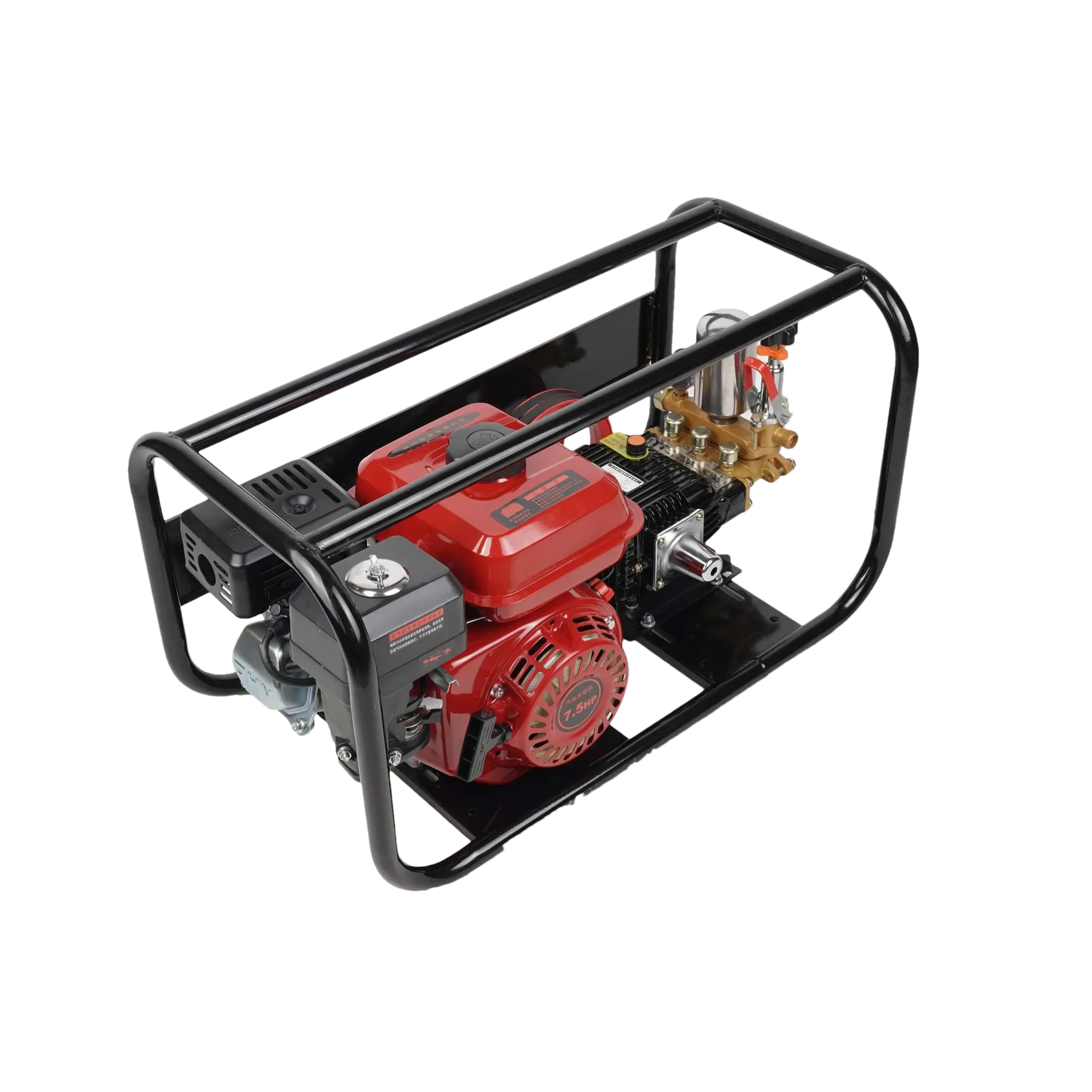 170F 4 Stroke Frame Type Portable Agricultural 22mm Htp Piston Pump Petrol Gasoline Power Sprayer