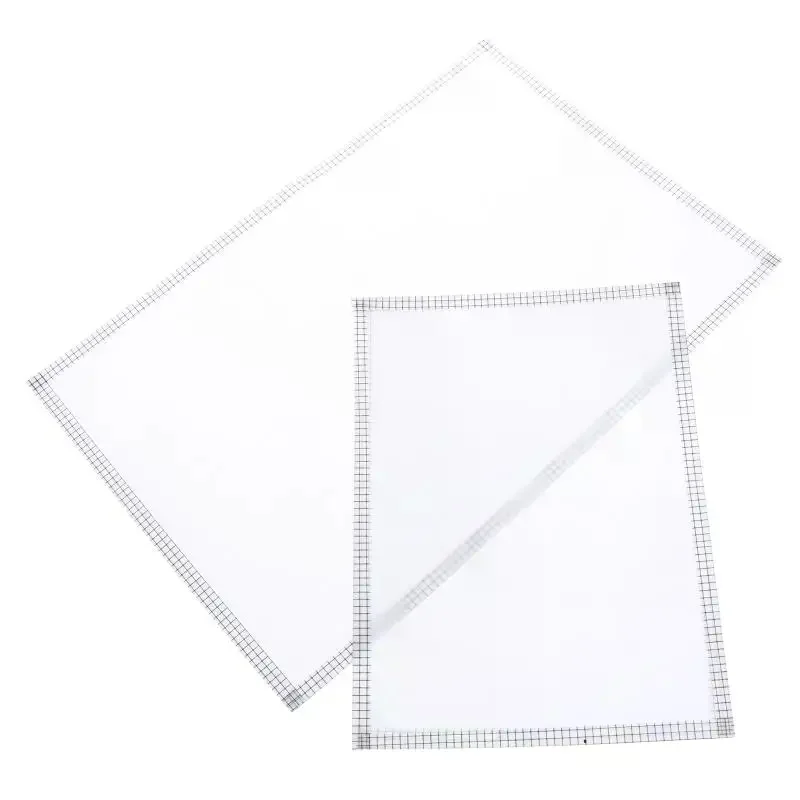 5Pcs Handmade Perler Beads Baking Cloth Edge-stitched Transparent Iron-on Mat Heat-resistant Paper DIY Accessories Perler Beads