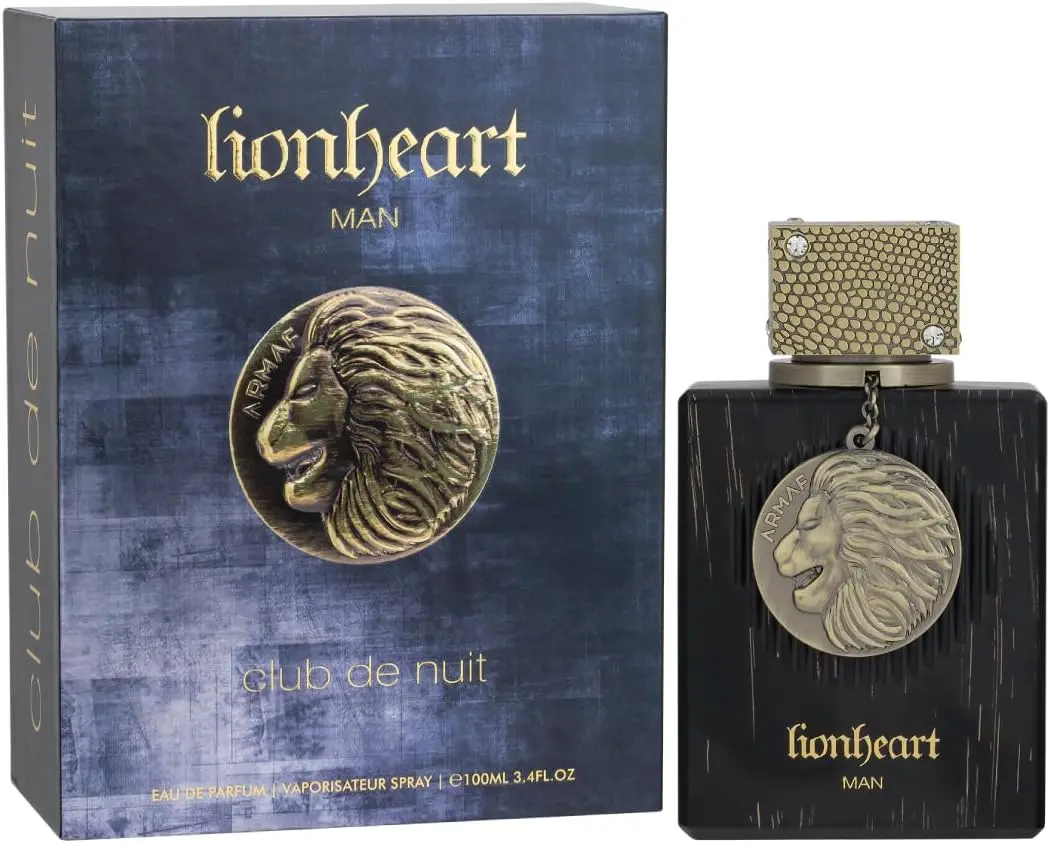 Armaf Club De Nuit Lion Heart EDP Unisex Perfume 3.4 fl oz Clean Spray
