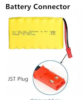 buy more will cheap Suitable for NI-MH AA 700mAh 8.4V rechargeable battery pack single row JST plug