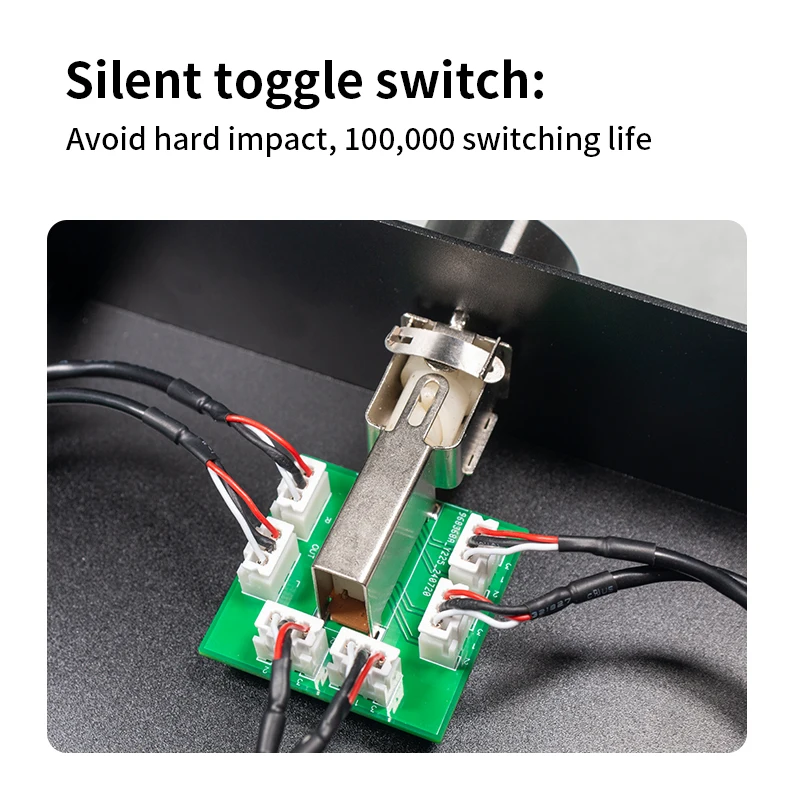 2-In 1-Out XLR Switcher, Lossless Balanced Signal Switch with 2 Inputs and 1 Output for Microphone or Line Level Audio
