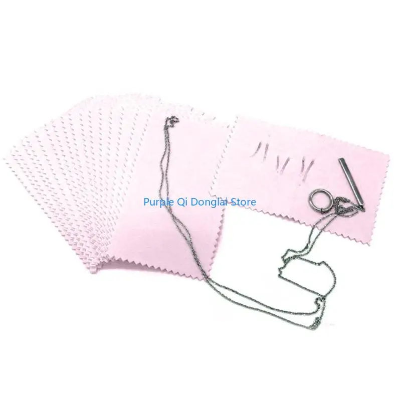 

L21E 10x Non Toxic Tarnish Remover Jewelry Cleaning Cloths Watches and Silverware