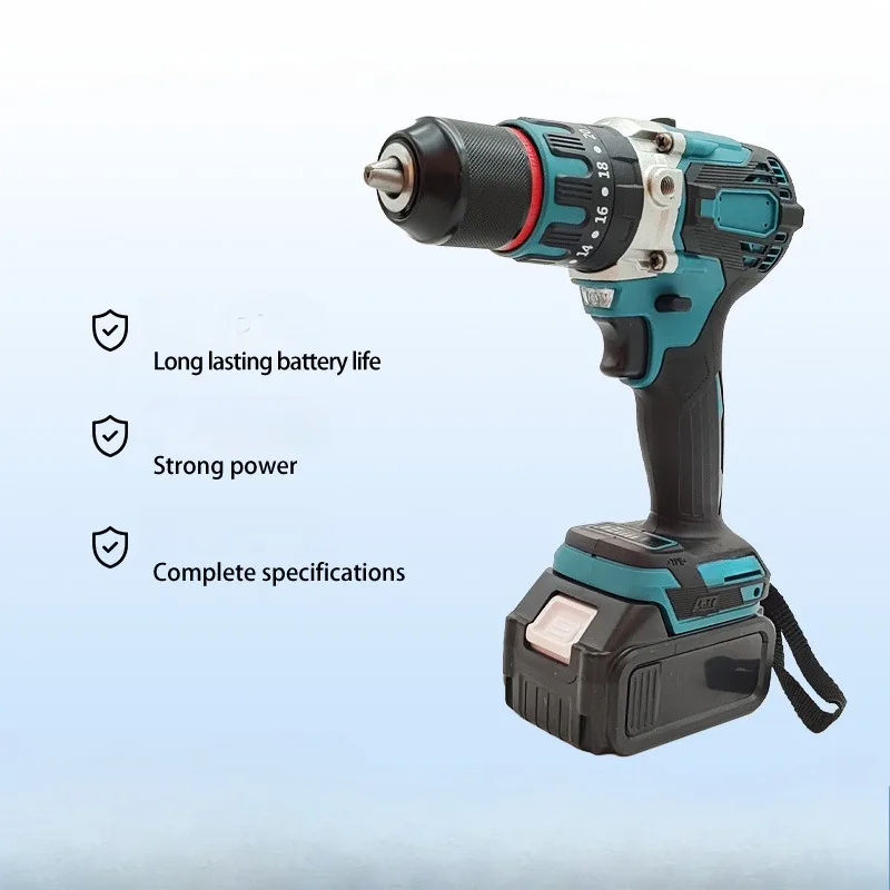 

BIESUO Hand Drill Set Cross-border Rechargeable Lithium Multi-function Electric Drill Power Tool Set Combination