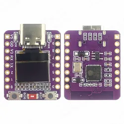 MINI ESP32-C3 Geliştirme Kurulu 2.4G Wifi 4 BT Modülü, 0.42 İnç OLED Ekranlı 4 MB Flaş Seramik Anten USB Tip-C ESP32 C3