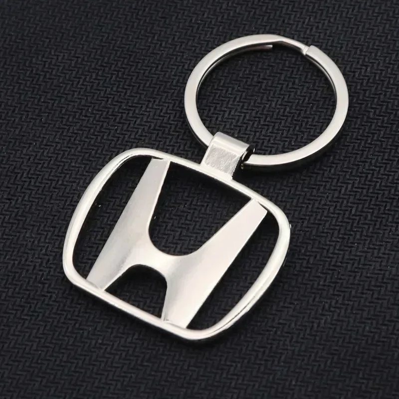 Alloy Car Keychain Keyrings Pendant for Honda CRV Civic City HRV Accord Jazz Vision Odyssey CRZ Fit Jade Spirior Pilot Crosstour