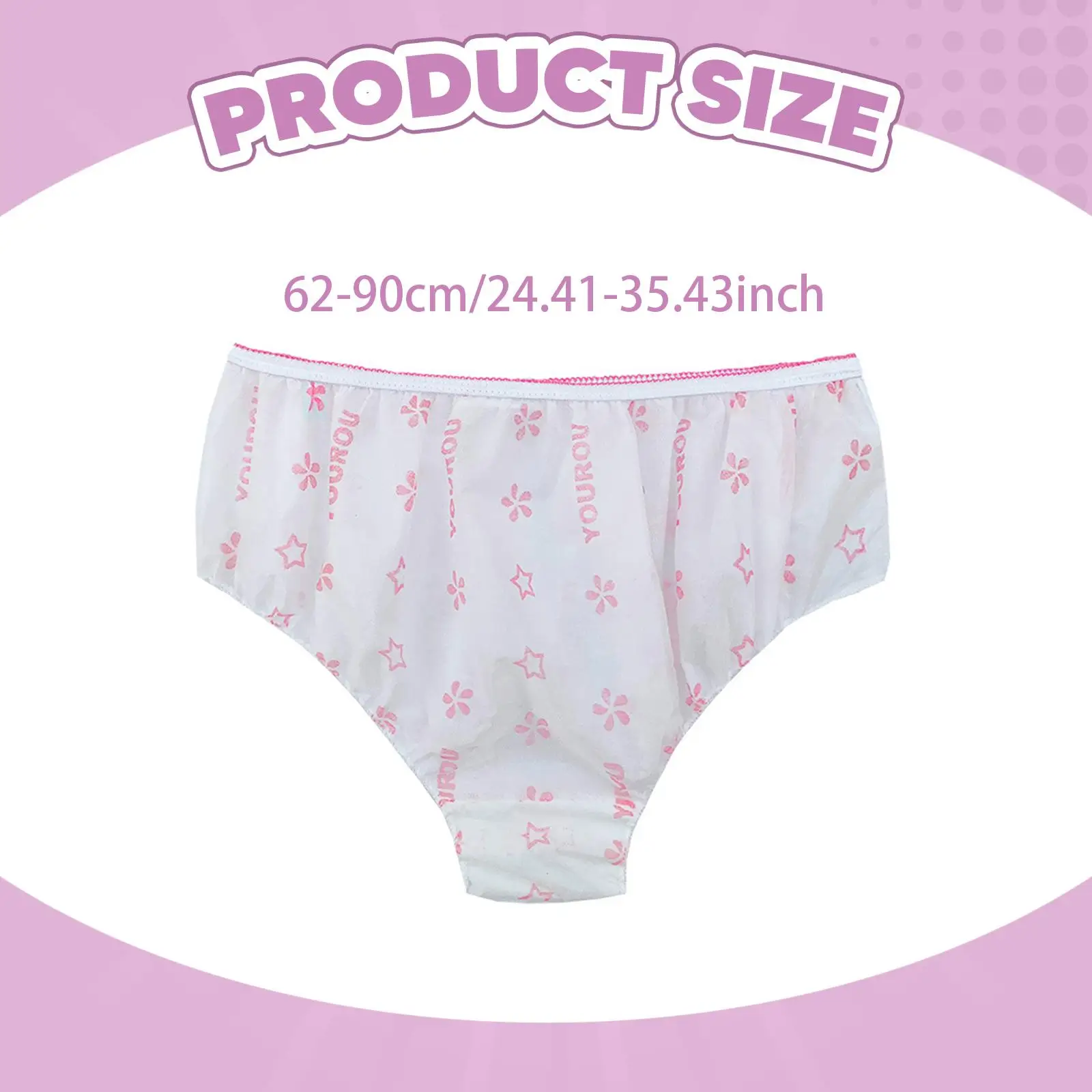30 ชิ้นกางเกงผู้หญิงแบบใช้แล้วทิ้งมีประโยชน์นุ่มระบายอากาศได้ดีแบบพกพาสุภาพสตรีกางเกงกางเกงสำหรับร้านนวดห้องน้ำท่องเที่ยวแว็กซ์
