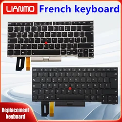 FR French notebook keyboard Applicable to Lenovo T490 T495 T480S L480 L490 E480 E485 Yoga L380 L390 P43S R480 R490 S2 3rd Gen