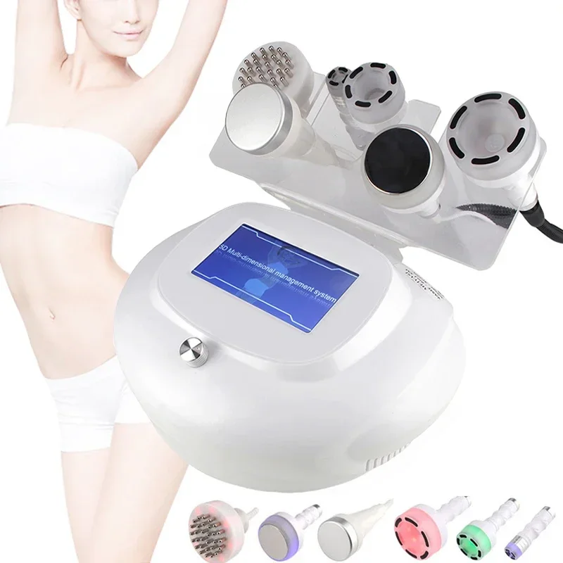 

80K Cavitation Machine Vacuum Body Sculpting Face Lift Cellulite Vibrating Device with Heating Slimming Anti-cellulite Massager