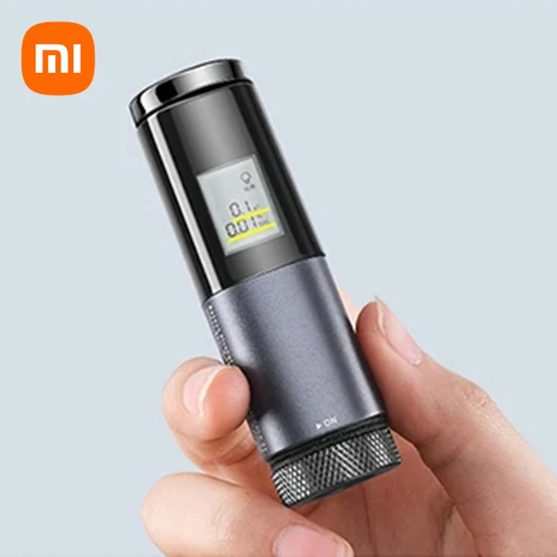 Xiaomi Baseus-Testador de Álcool Automático, Recarregável, Tela LED, Sem Contato, Respiração Portátil, Teste, Novo