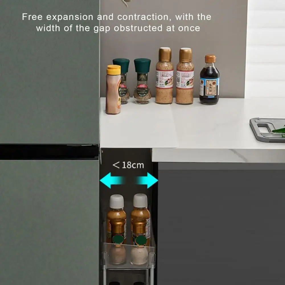 Kitchen Counter Extension Board Waterproof Kitchen Gap Filler Strip Punch-free Countertop Extension Board Narrow for Bathroom