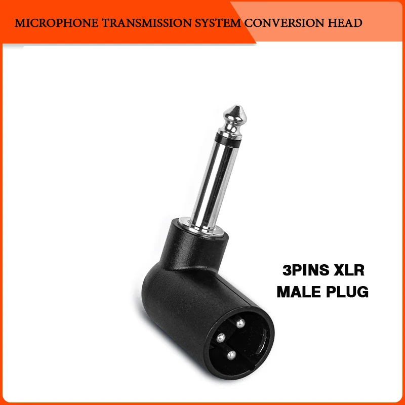 Wireless microphone system converter head 3PINS XLR converter electric guitar system converter head MICS Grenade Conversion Plug