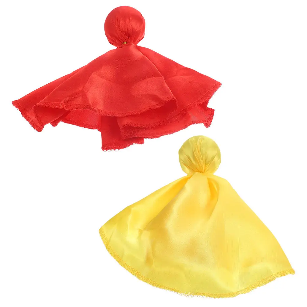 

2Pcs Penalty Flag Red Orange Football Flags Set for Referee Tossing Sports Game Accessory Portable Football Penalty Flags