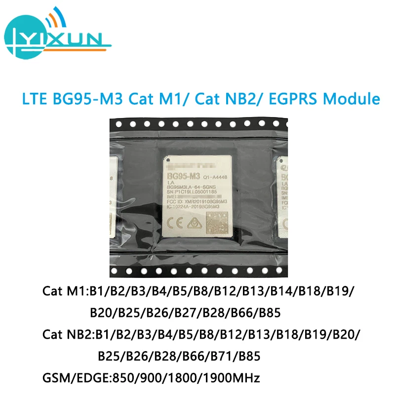 Quectel BG95 BG95-M3 mini pcie Module with sim card slot CatM1 Cat NB2 EGPRS GNSS Built-in GPS supports 2G low power EMTC