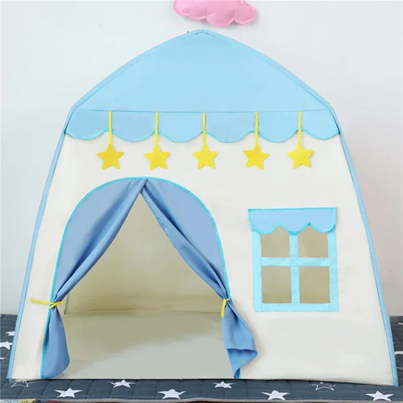 Portable Children\'s Tent Cute Wigwam Folding Kids Tents Tipi Baby Play House Large Girls Princess Castle Child Room Decor Gift