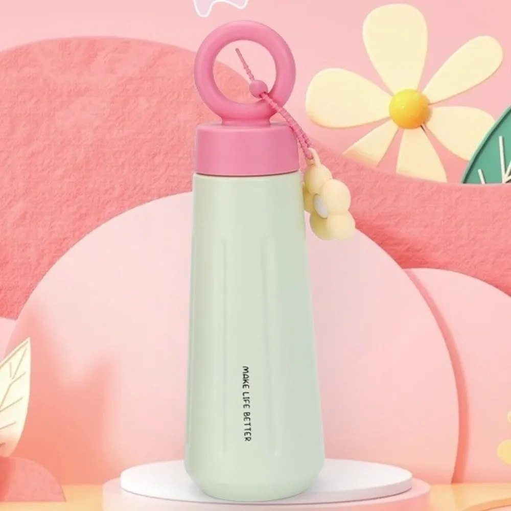 450ML Capacity Stainless Steel Insulated Cup Vacuum Insulation Sunflower Pendant Petal Water Cup Portable Thermos Bottle view 4