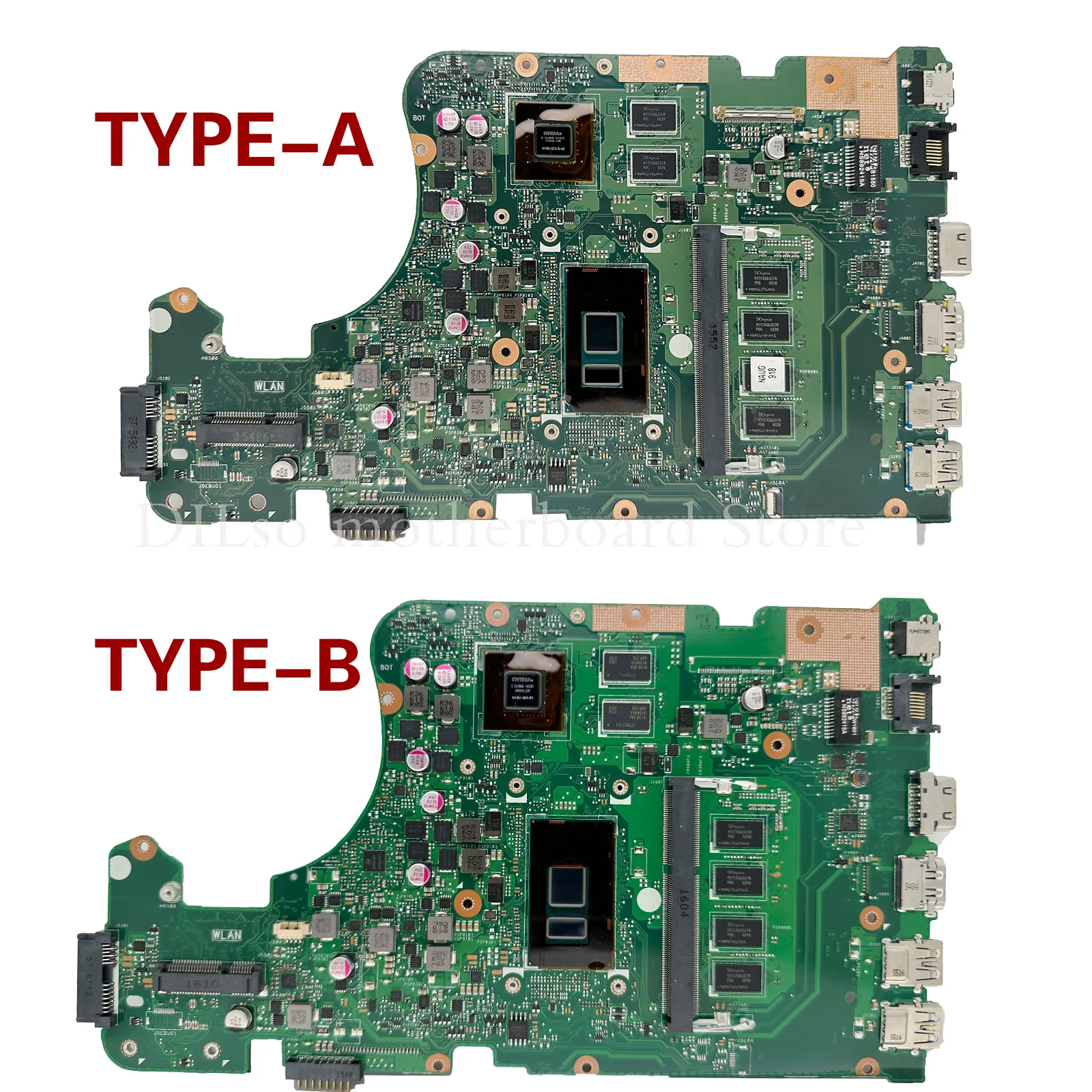 KEFU-placa base para ordenador portátil, placa base para ASUS X555UF, F555U, X555UB, X555UQ, X555UA, I3, I5, I7, 6th Gen, 4GB, GT940M/GT920M-V2G, UMA