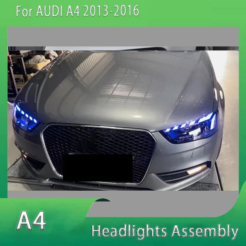 

Car Led HeadLight for Audi A5 A5L LED Headlight 2013 2014 2015 2016 Headlights A5 DRL Turn Signal High Beam Angel Eye Projector