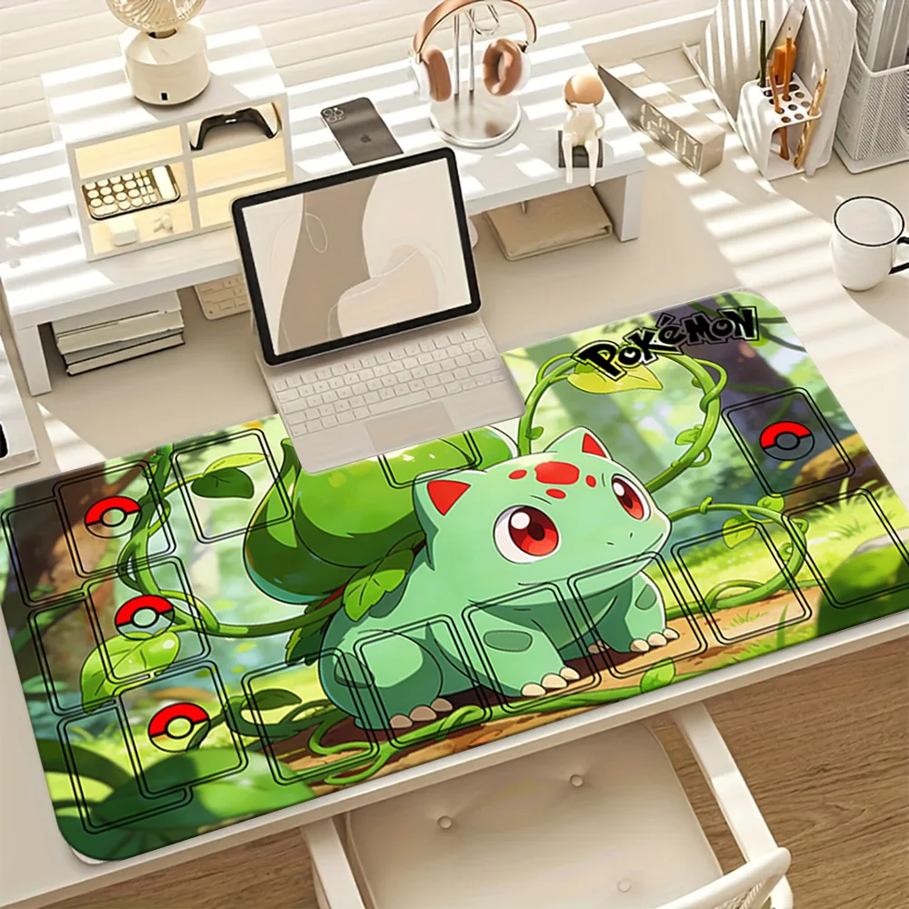 

Игровой коврик для мыши Pokemon Bulbasaur Forest Vines TCG с зонами разметки, настольный коврик