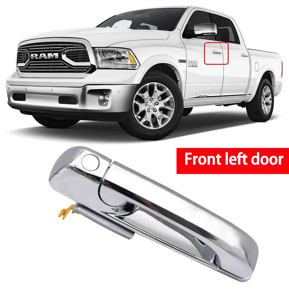 

Левая передняя ручка двери автомобиля для Dodge Ram 1500 2500 3500 2011 2012 2013 2014 2015 2016 2017 2018 Замена аксессуаров 55112383AB