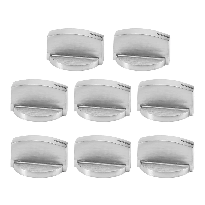 8Pcs Metal 8Mm Universal Gas Stove Control Knobs Adaptors Oven Switch Cooking Surface Control Locks Gas Stove Oven Knobs HOT