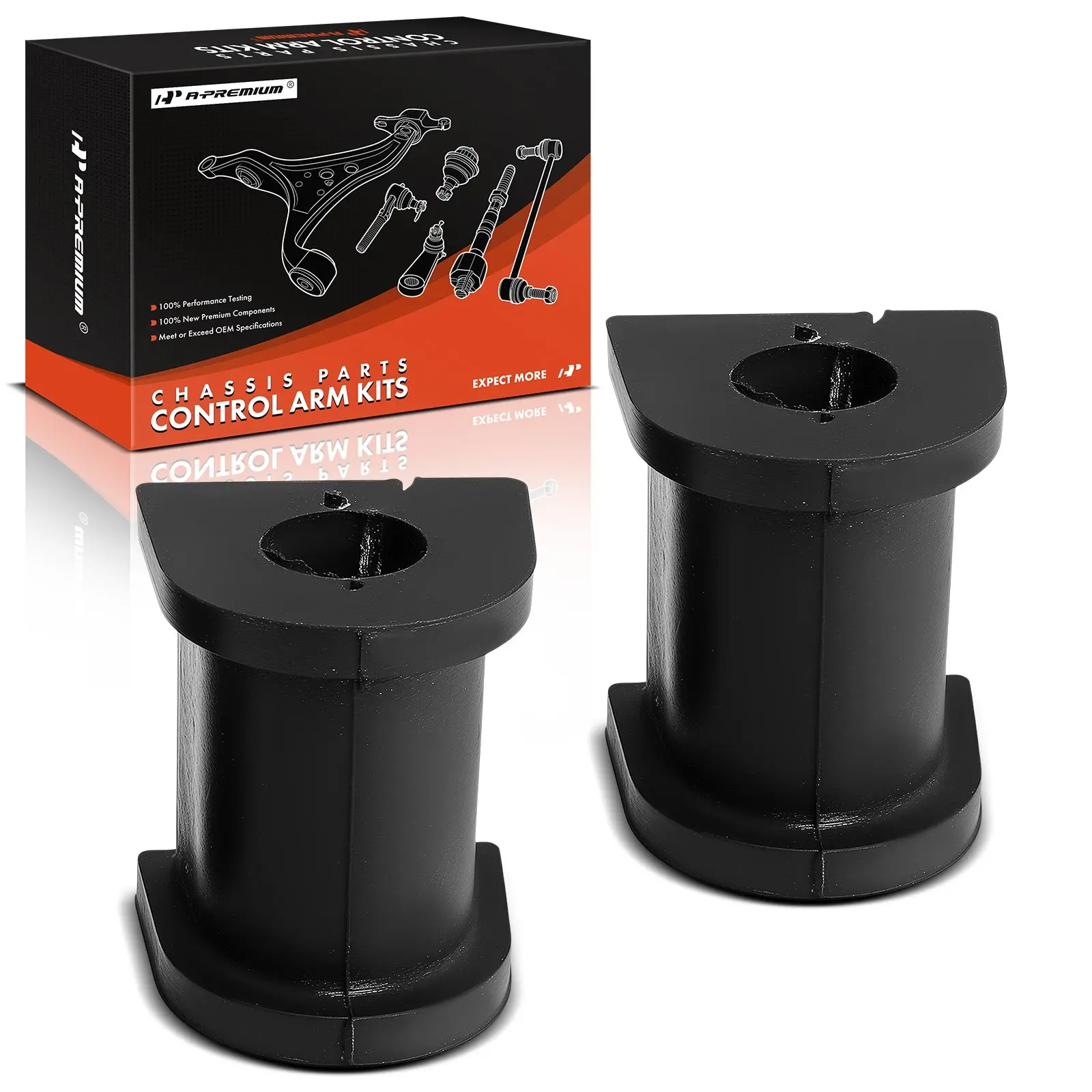 A-Premium 2x Front To Frame Sway Bar Bushing Kit for Chrysler Sebring 2001-2005 Mitsubishi Galant 1999-2003 Dodge Stratus