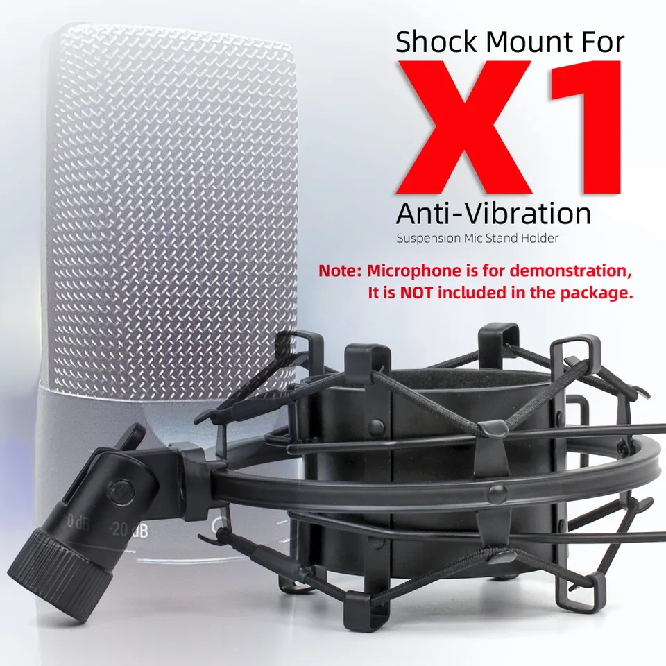 SnapVox対応。SE X1A、X1S、X1R、X1、X1A、S、Rシリーズの防振マイク用