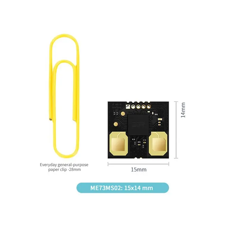ABQU 24GHz Millimeter Wave for Radar Module ME73MS02 FMCW Human Presence Sensor 8m Detection for Smart Home