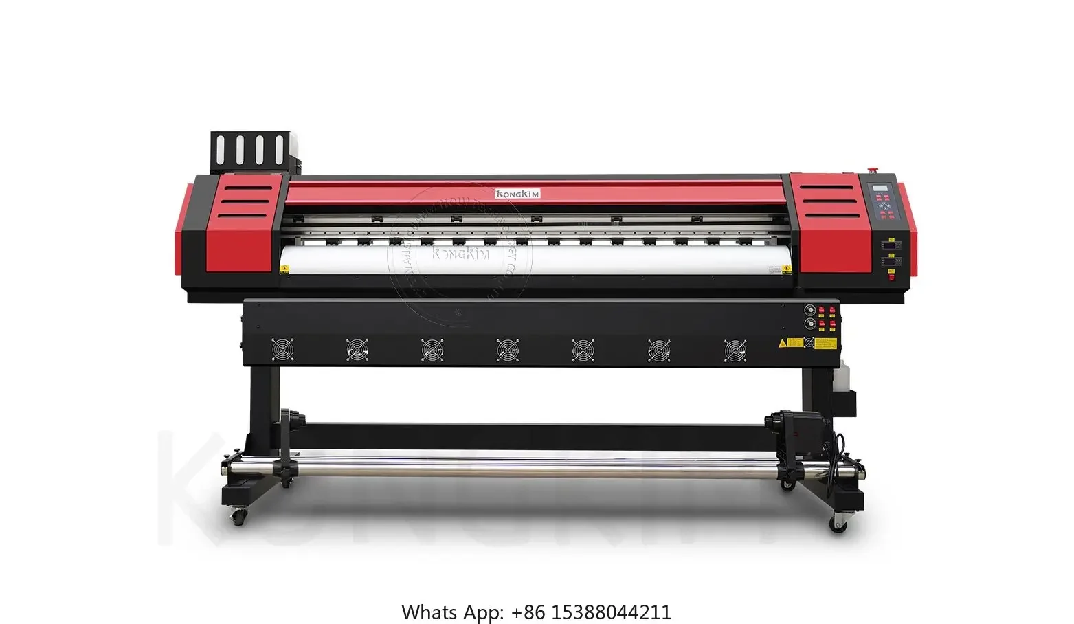 Kongkim 1.6m 1.8m 2.5m 3.2m Large Format Eco Solvent Printer And Plotter Cutter Vinyl Sticker All In One Printing Machine