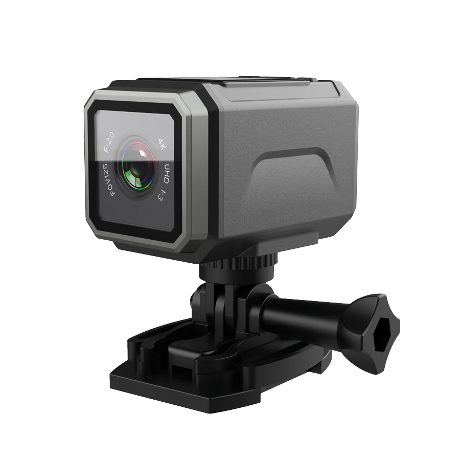 4K ultra high definition sports camera with WiFi hotspot function, dustproof and waterproof outdoor bicycle recorder, 3 brackets