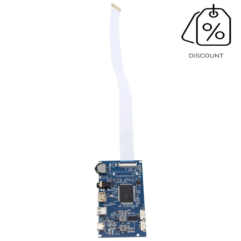 ABMF-Portable LCD Monitor Driver Laptop LCD Driver 30Pin EDP LCD Panel Controller DMI-Compatible TYPE-C LCD Driver 1366X768 Dura