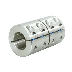 Couplings Motors Stainless Steel Slit Type High Torque Coupling Clamping Straight Cylinder Set Screw Couplings diameter 6-50mm