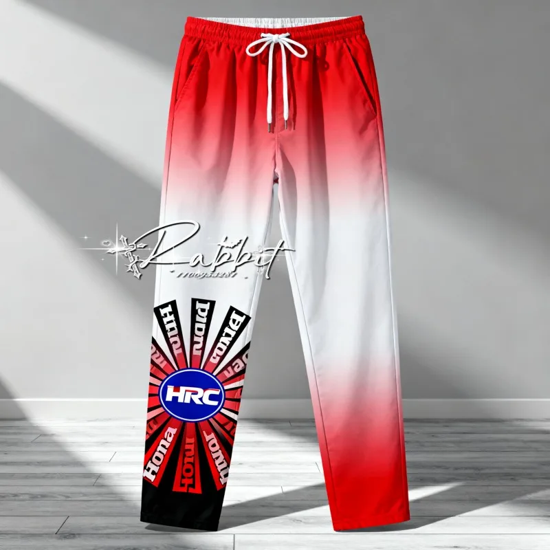 

Honda Racing Team 2025 года, модные брюки для езды на велосипеде на открытом воздухе, скоростные сухие брюки, мужские повседневные брюки для любителей мотоциклетных гонок по бездорожью