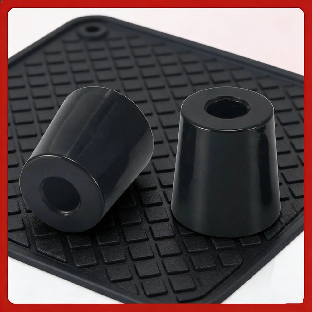 4/10/15Pcs Black Synthetic Rubber Table Foot Pad Dia 12-50mm Absorber Shock Stand With Gasket Box Speaker Furniture Leg Parts