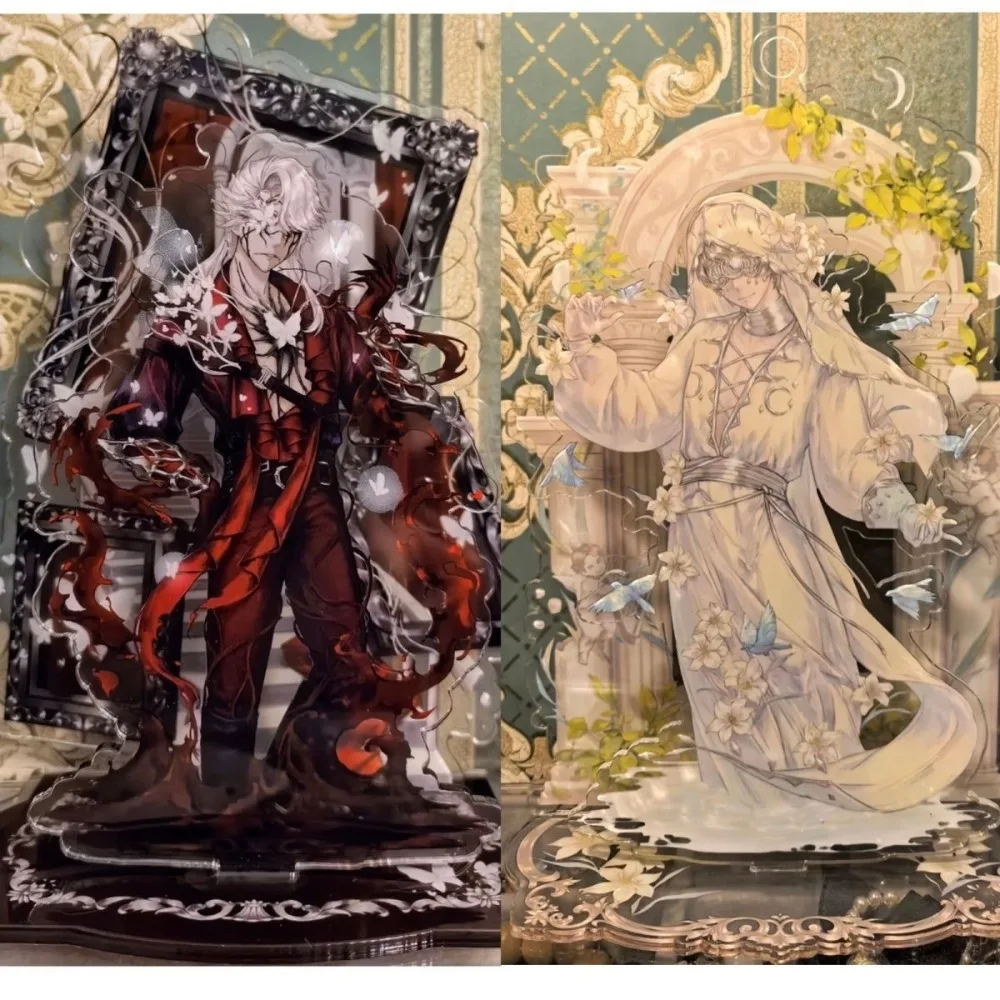 Horror Game Identity V Acrylic Plaque Card Anime Figure Prophet Mercenary Role-playing Stand Model Desktop Decoration Fans Gift view 3