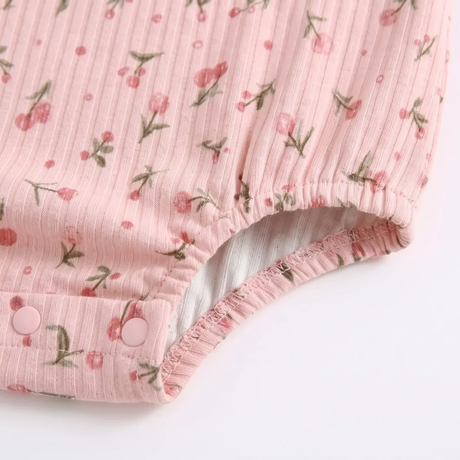 Herbstliche Blumen-Baby-Bodys für Säuglinge, Niedliche Einteiler-Kleidung mit Stirnband – Detail 7