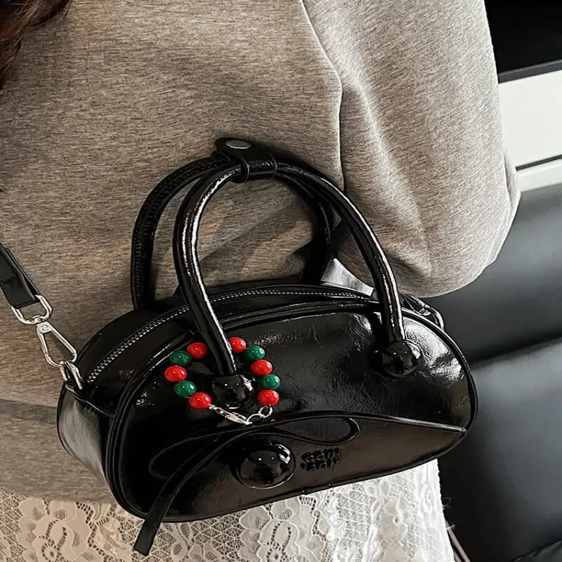 

New Leather Bracelet Korean Version Square Mini Bag Fashion Trend Multi-Functional Student Cute Waterproof Crossbody Handbag