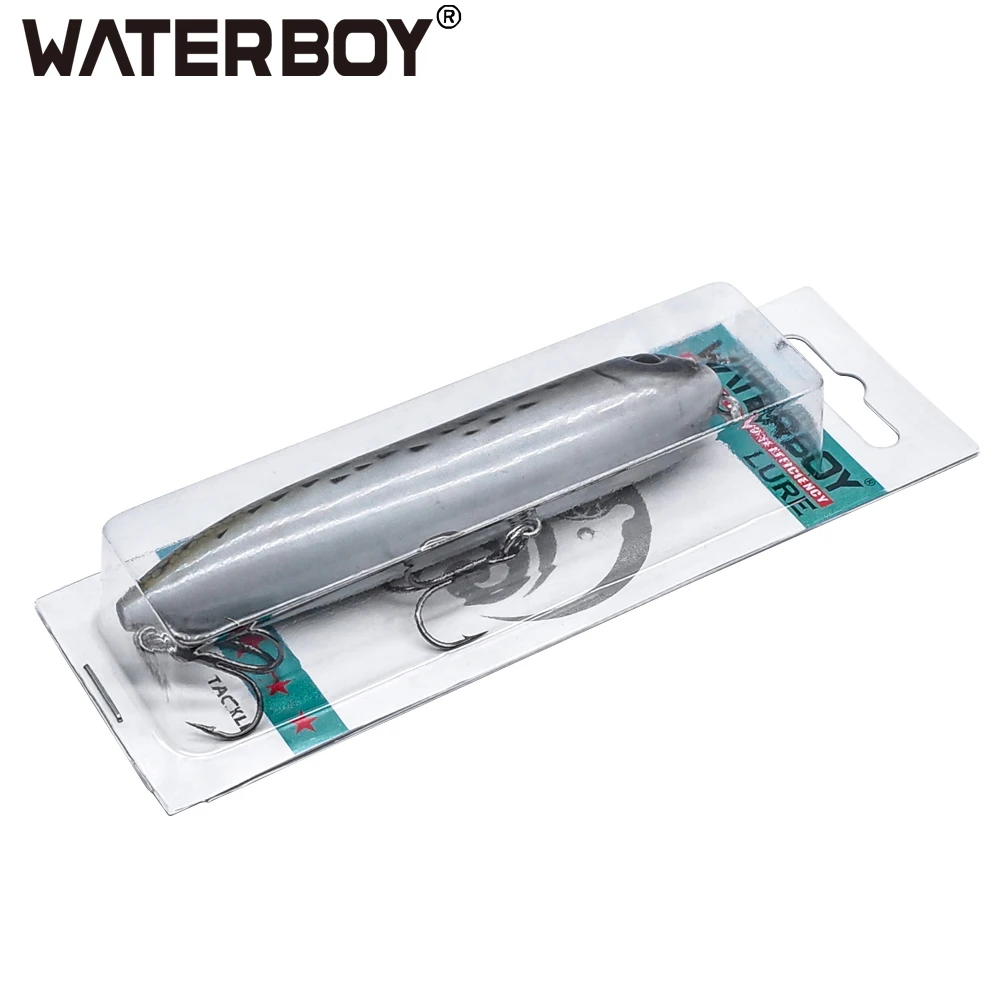 WATERBOY Doggy Walk Fishing Lure 11cm 13cm Long Casting Pencil Popper Splashing Top Water Floating Lifeliked Action Hard Bait