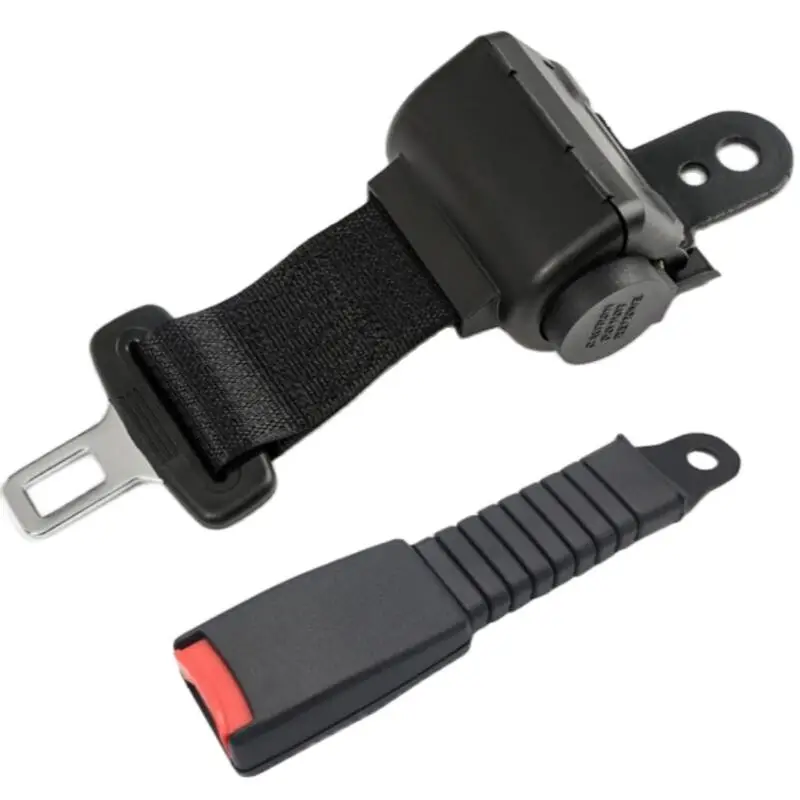 Universal 1.2m Golf Cart Bus Forklift Seat Belt Two-Point Automatic Retractable Safety Belt Cover