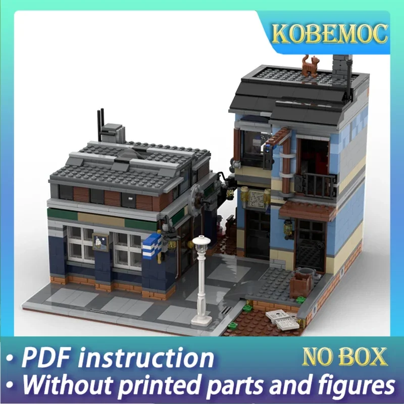 

Технические Moc Bricks, модель с видом на улицу, Highlander, дистилляция, модульные строительные блоки, подарки, игрушки для детей, наборы «сделай сам», сборка
